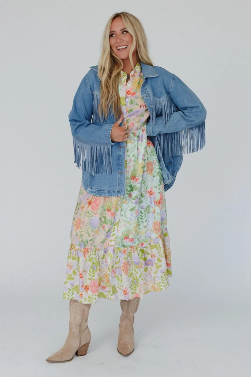 Jackson Hole Button Down Jacket - Denim