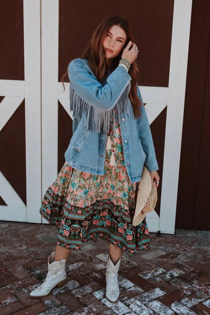 Jackson Hole Button Down Jacket - Denim