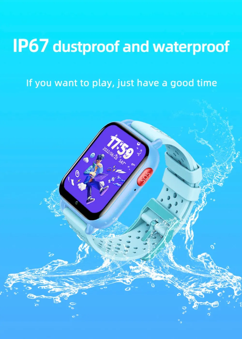 Kids 4G Health Smart Watch