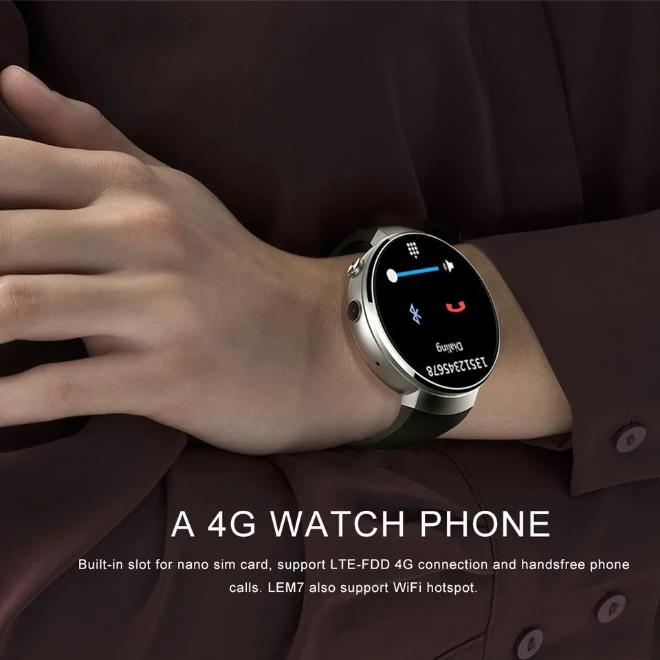 LEMFO LEM7 Smartwatch WIFI 1GB 16GB