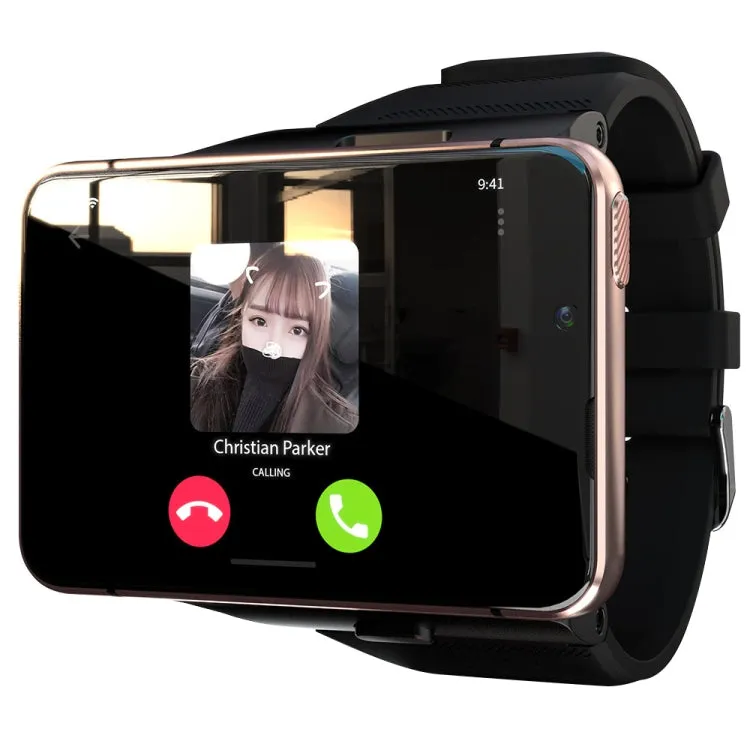 LOKMAT APPLLP Max 4G Call Smart Watch, 2.88 inch MTK6761 Quad Core, 4GB 64GB, Android  9.0, GPS, Heart Rate (Gold)