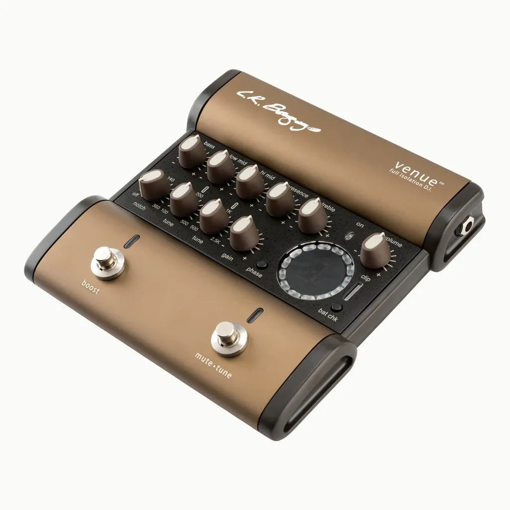 LR Baggs Venue DI Acoustic Guitar Preamp   DI   EQ   Tuner Pedal