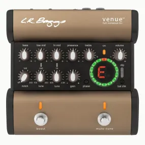 LR Baggs Venue DI Acoustic Guitar Preamp   DI   EQ   Tuner Pedal