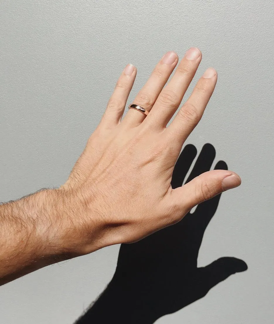 Men's 4mm Square Band