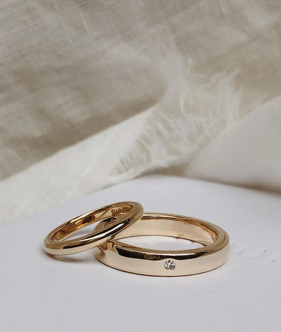 Men's 4mm Square Band