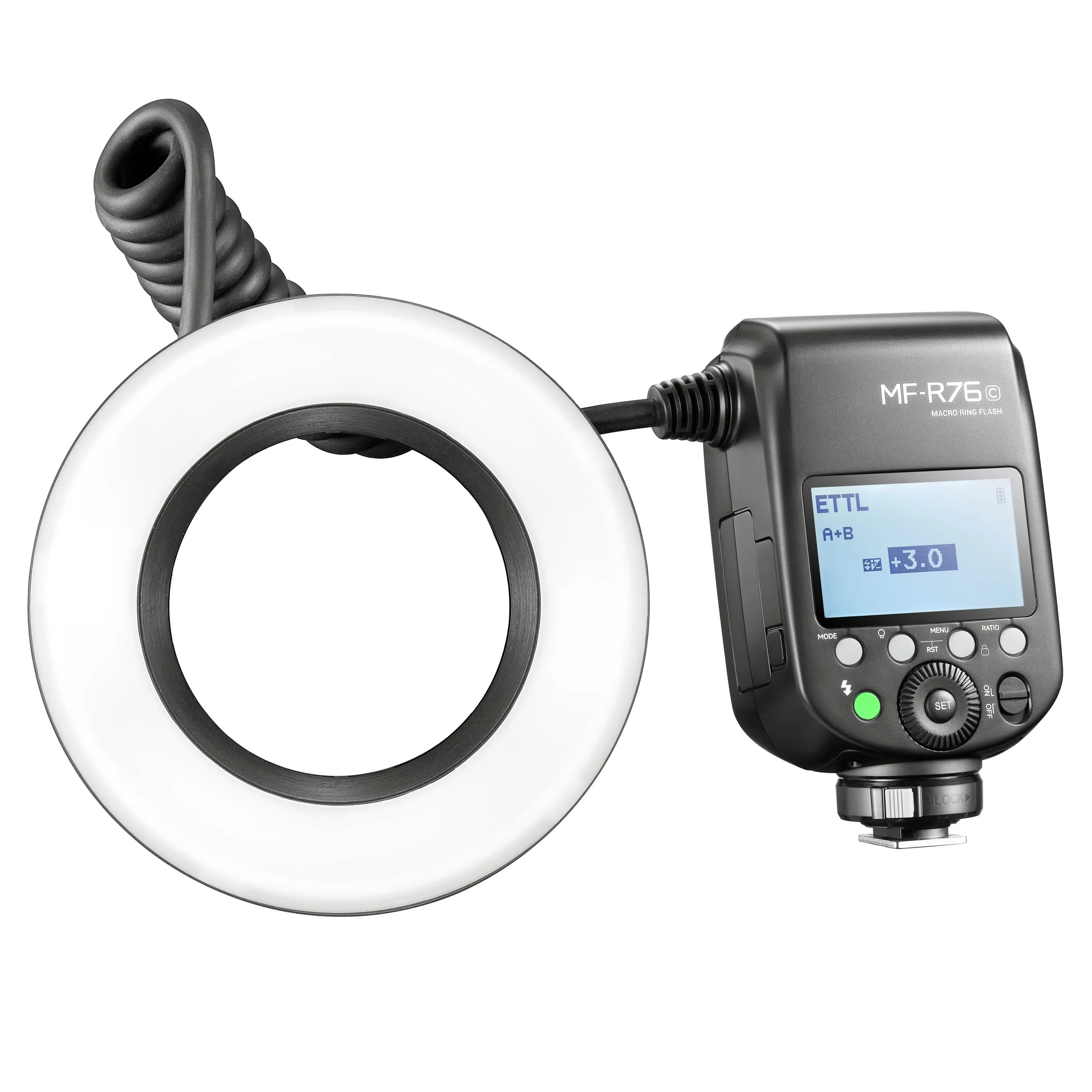 MF-R76 C/N/S On-Camera TTL Macro Photography Ring Flash
