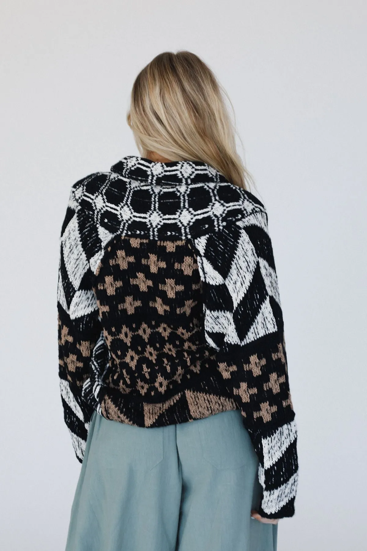 Midnight Ridge Cardigan - Black