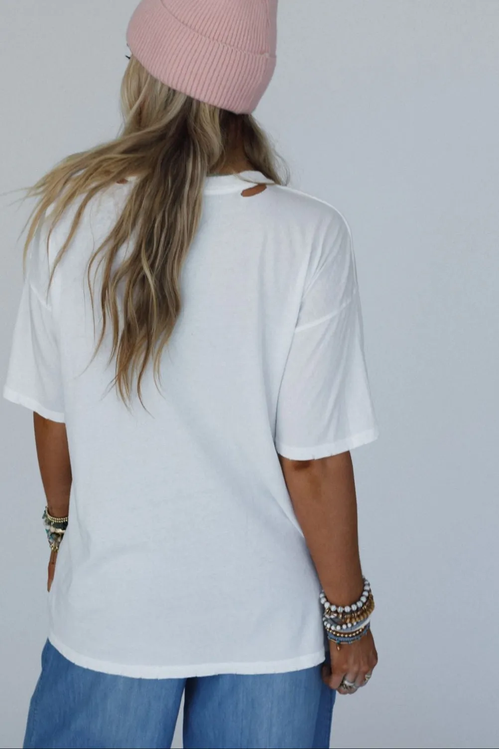 Mountains Are Calling Graphic Tee - Ivory