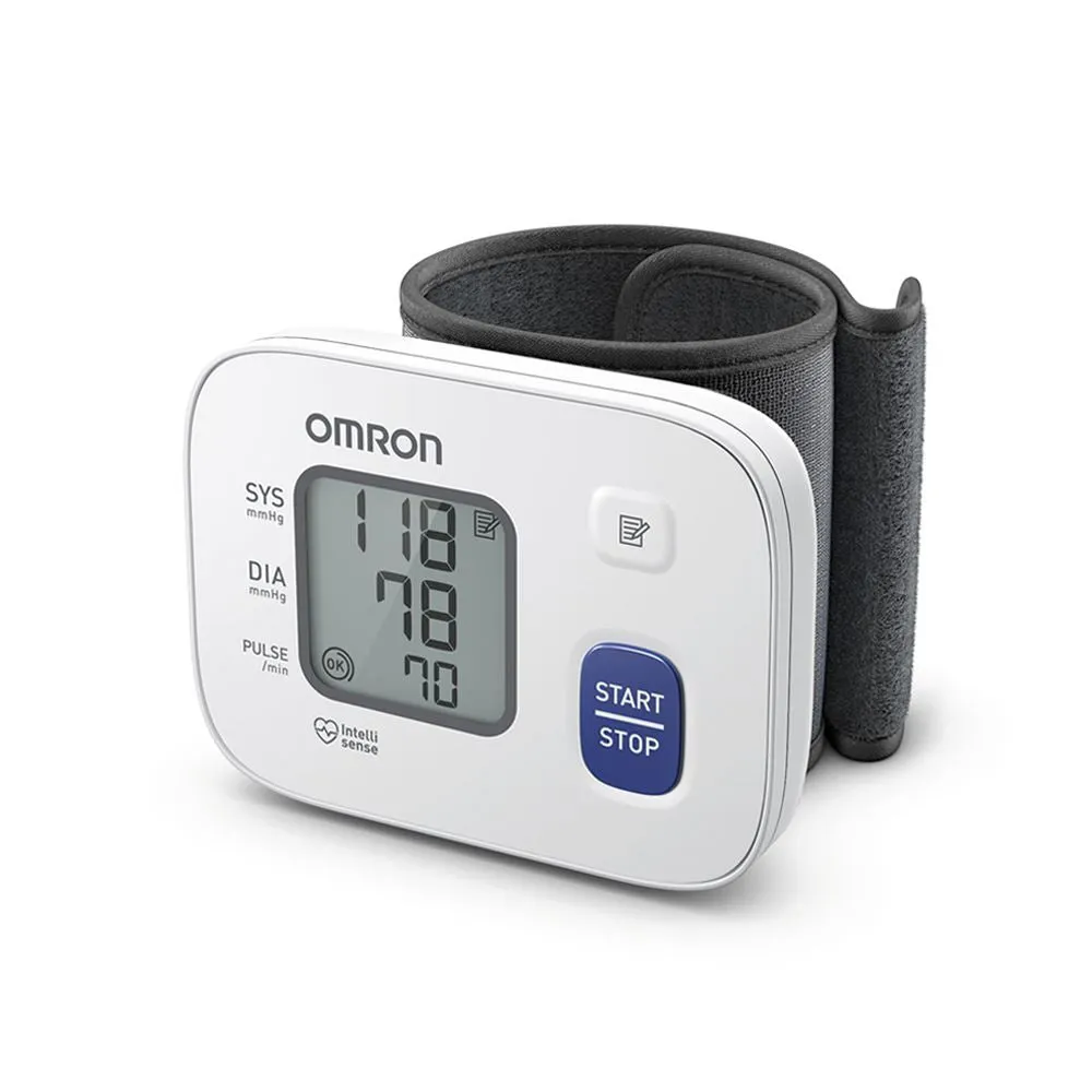 Omron RS2 HEM-6161-E Intellisense Automatic Wrist Blood Pressure Health Monitor