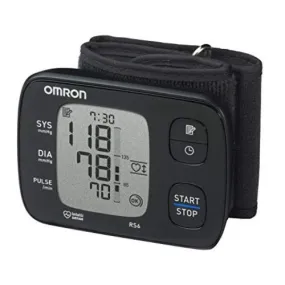 Omron Rs6 Wrist Blood Pressure Monitor Device 200 GM