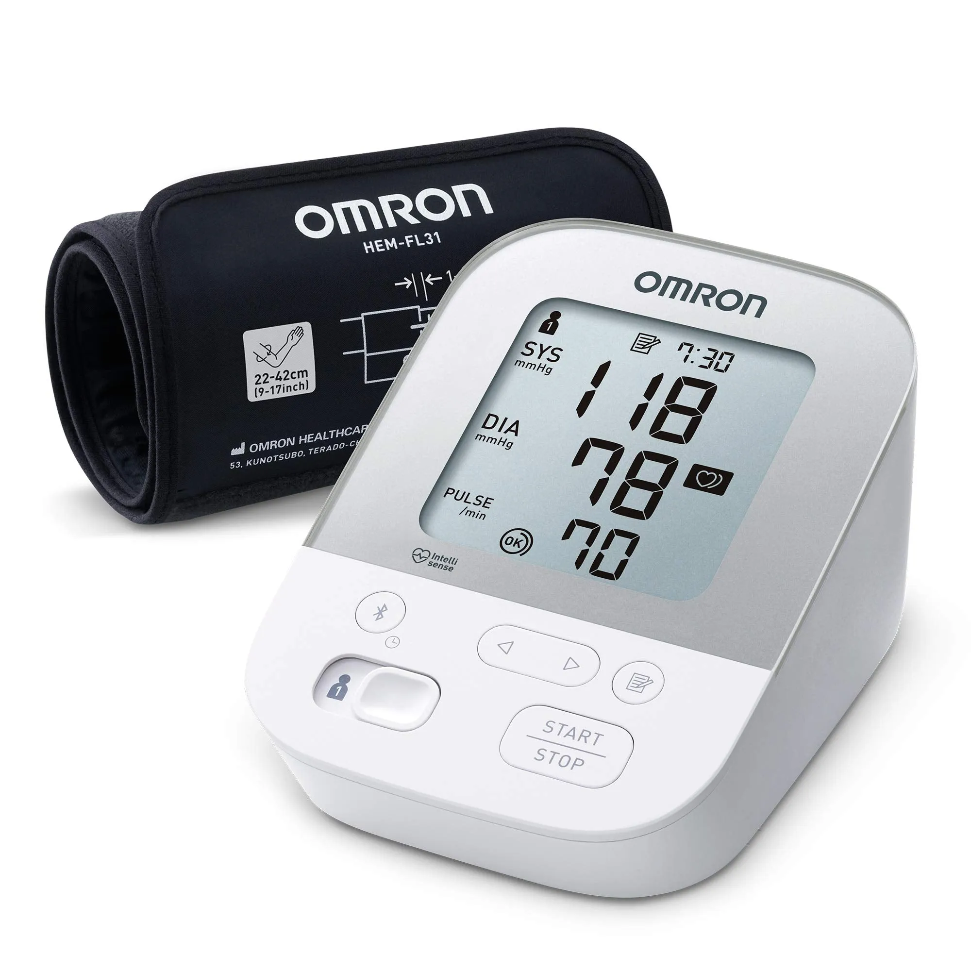 Omron X4 Smart Home Blood Pressure Monitor that Automatically Syncs to your Smartphone