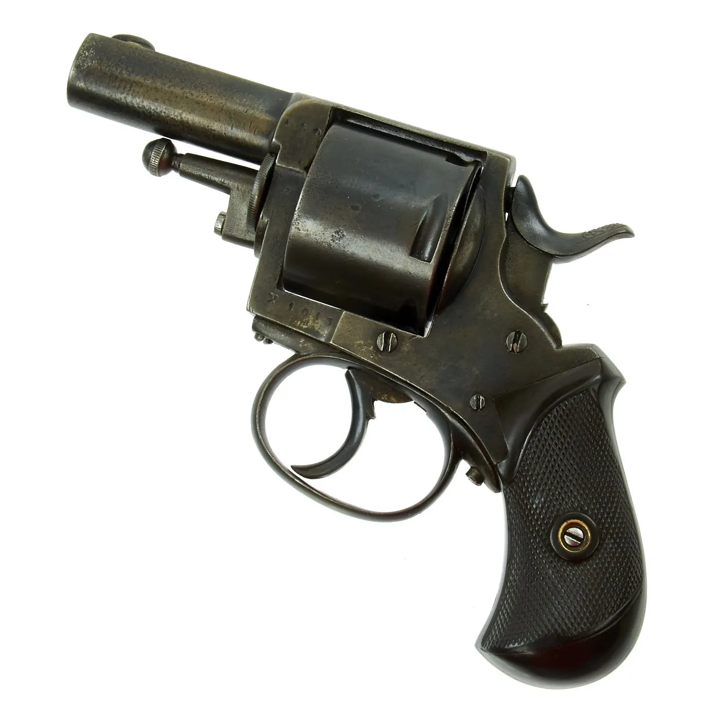 Original British Victorian Era Belgian-made "British Bulldog" Revolver in .450 - Serial X 1013
