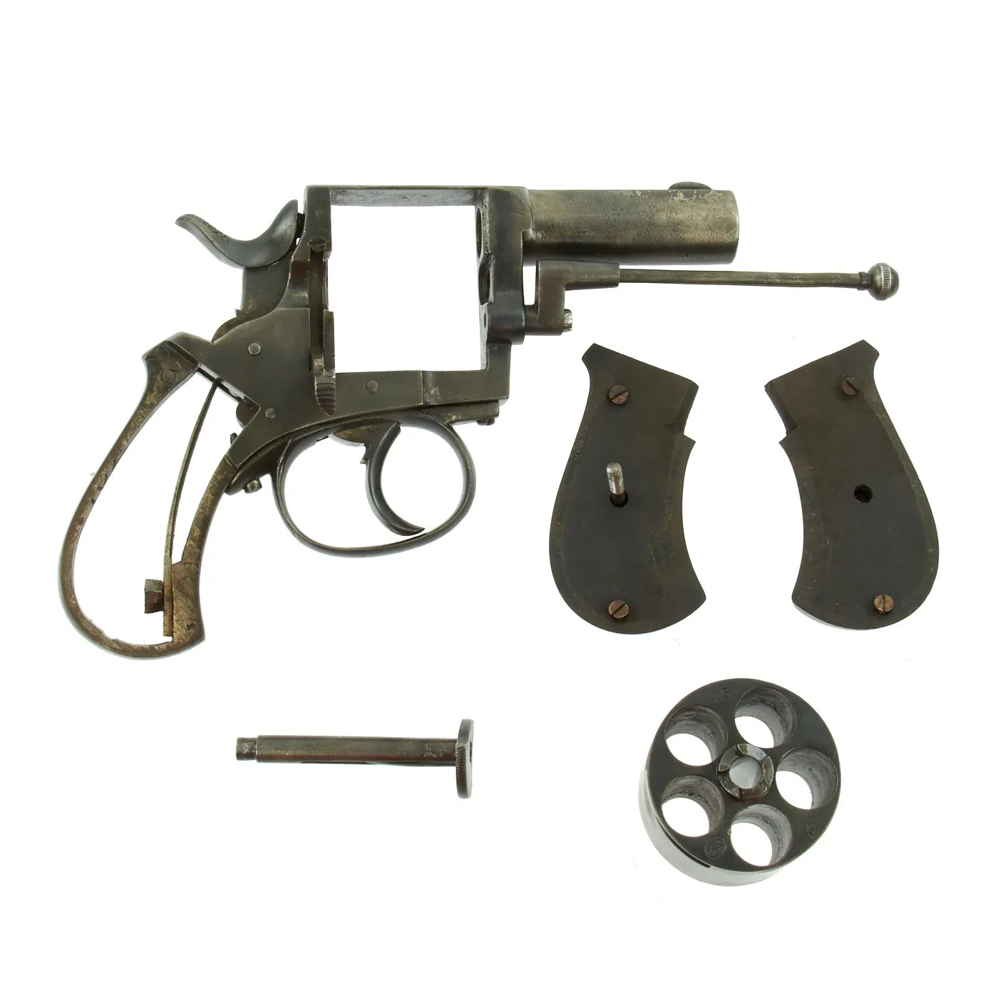 Original British Victorian Era Belgian-made "British Bulldog" Revolver in .450 - Serial X 1013
