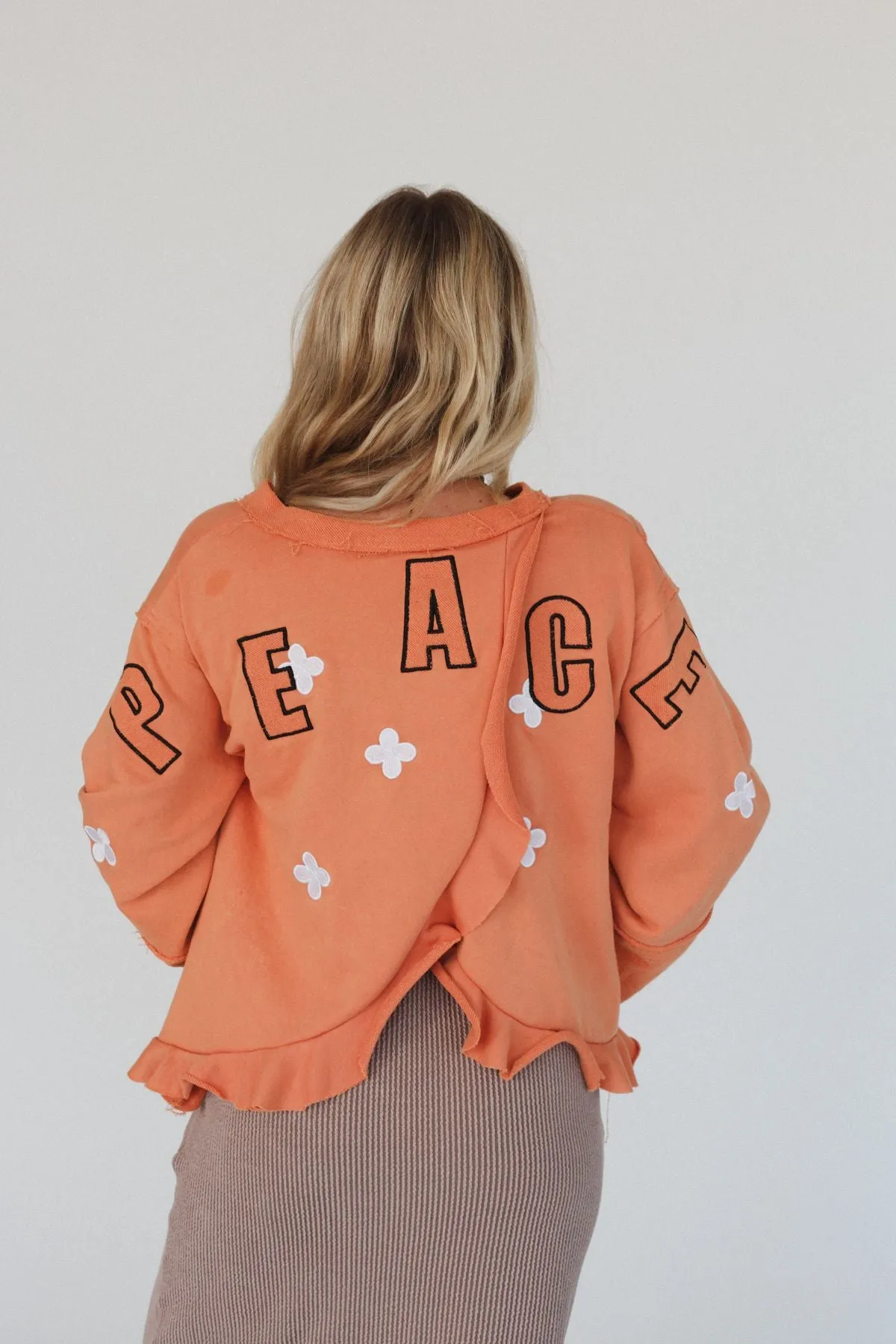 Peaceful Embrace Sweater - Orange
