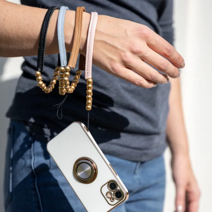 Phone Strap Cell Phone Handle In Leather