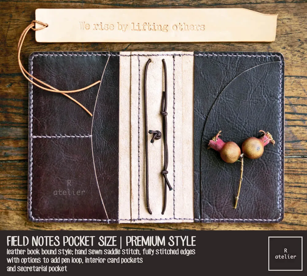 R.atelier Pocket TN Leather Folio | Auburn