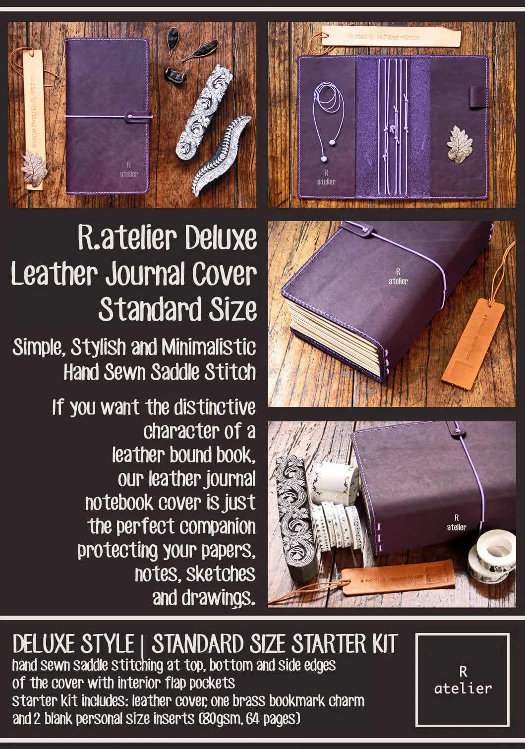 R.atelier Standard TN Folio | Eggplant Purple