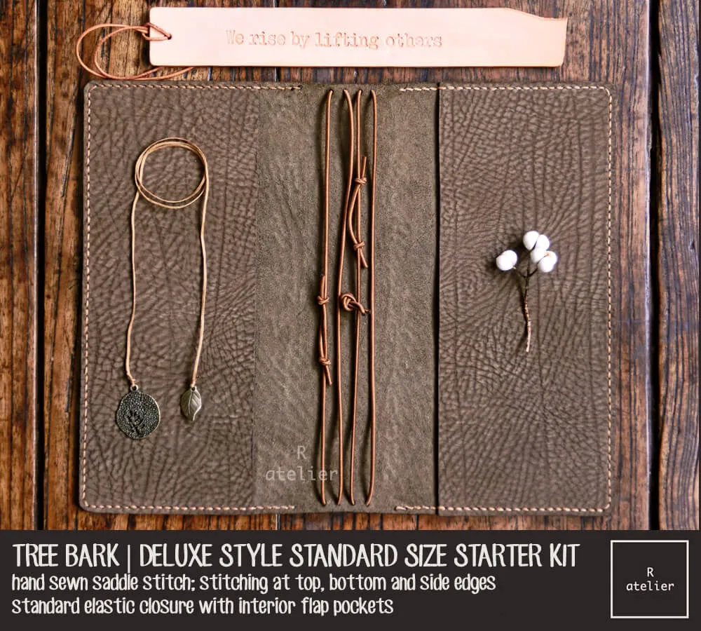 R.atelier Standard TN Leather Folio | Tree Bark