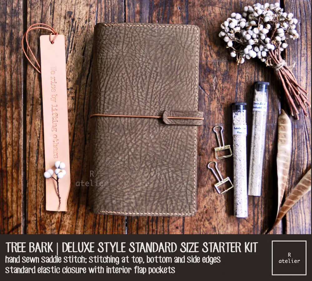 R.atelier Standard TN Leather Folio | Tree Bark