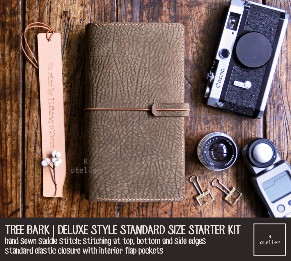 R.atelier Standard TN Leather Folio | Tree Bark