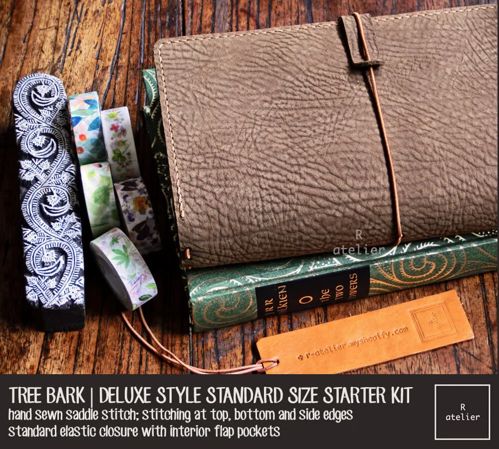 R.atelier Standard TN Leather Folio | Tree Bark