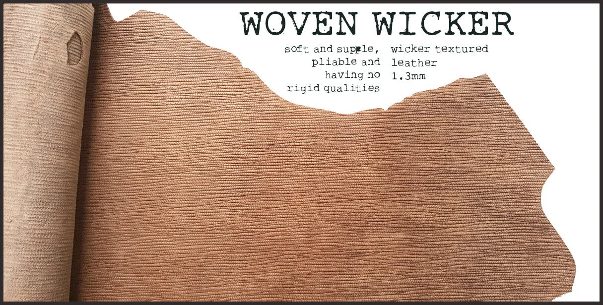 R.atelier Standard TN Leather Folio | Woven Wicker