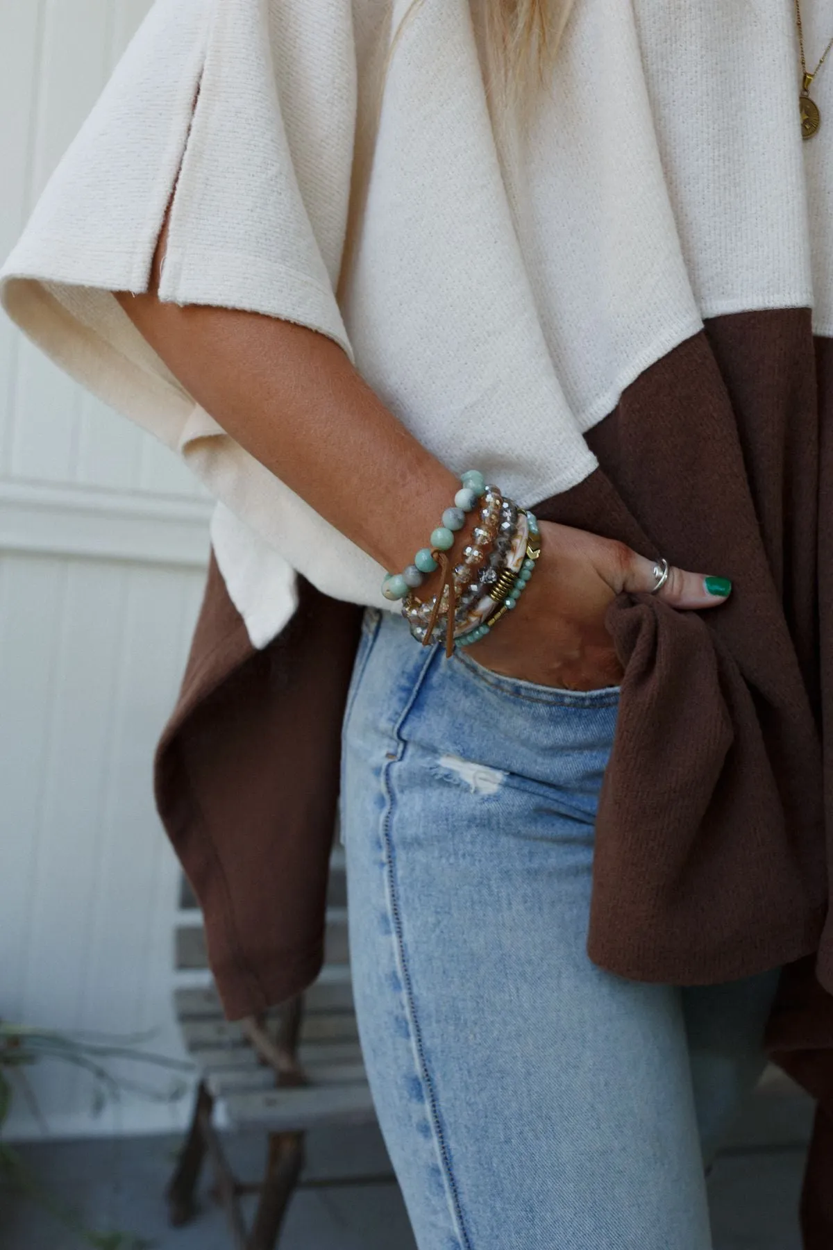 Romilly Bracelet Set - Mint Multi