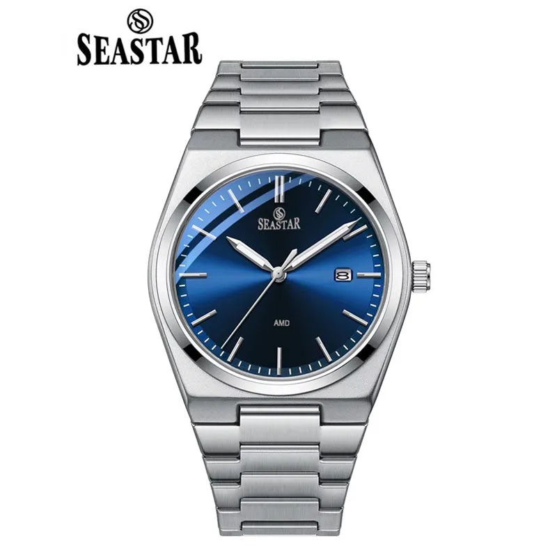 SEASTAR Original Brand Stainless Steel Band Wrist Watch For Men With Brand (Box & Bag)-A50M047D