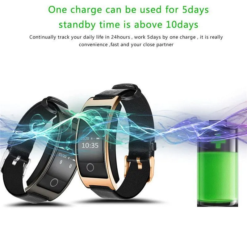 Smart Blood Pressure Smartwatch and Heart Rate Monitor