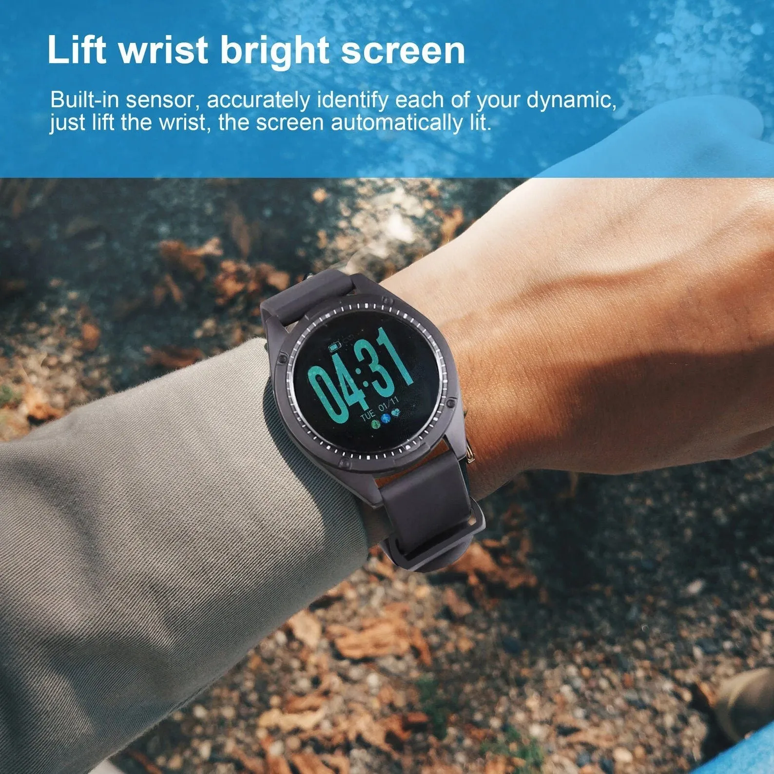 Smart Sport Watch Activity Tracker with Blood Pressure Heart Rate Sleep Monitor