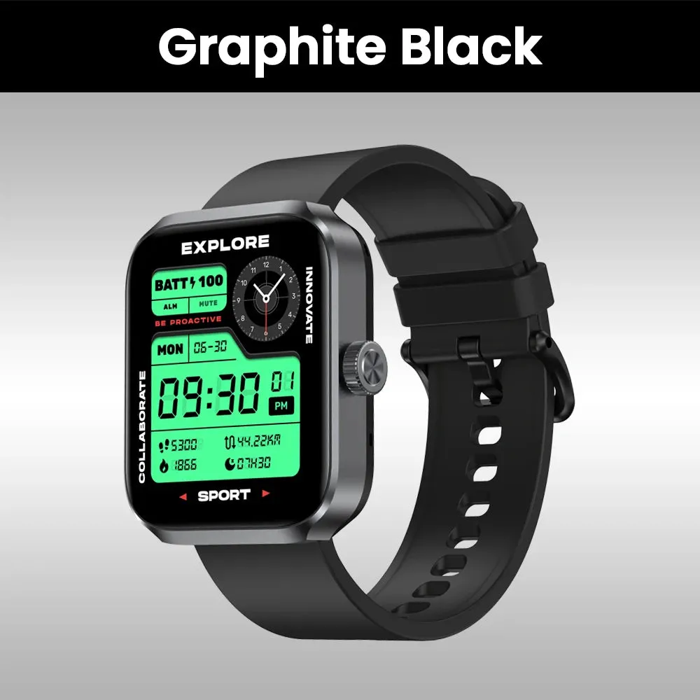 Smart Watch 1.78'' AMOLED Display Built-in GPS & Amazon Alexa Make/Receive Phone Calls 3ATM Smartwatch