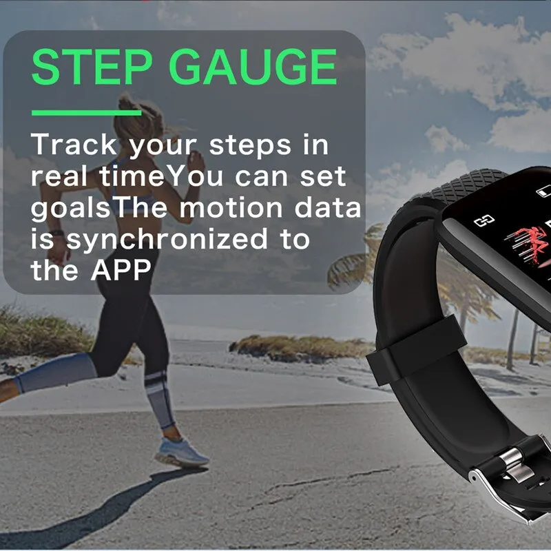 Smart Watch Men Blood Pressure Heart Rate Monitor Milanese Stainless Steel Smart Wristband Sport Fitness tracker Smart watch Box