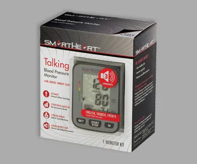SmartHeart Premium Talking Wrist Blood Pressure Monitor