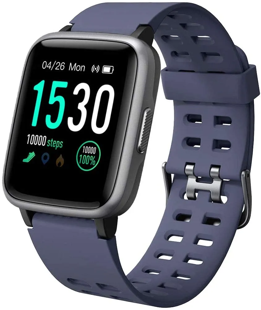 SmartWatch Orologio Fitness Uomo Donna Cardiofrequenzimetro IP68 Smart Watch Da Polso Contapassi Smartband Activity Tracker Per Android IOS