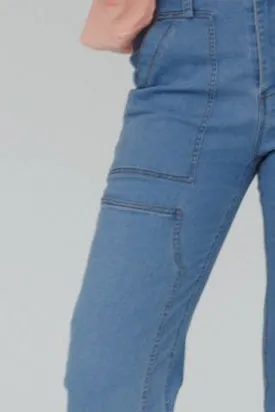 Straight Arrow Jeans - Medium Wash