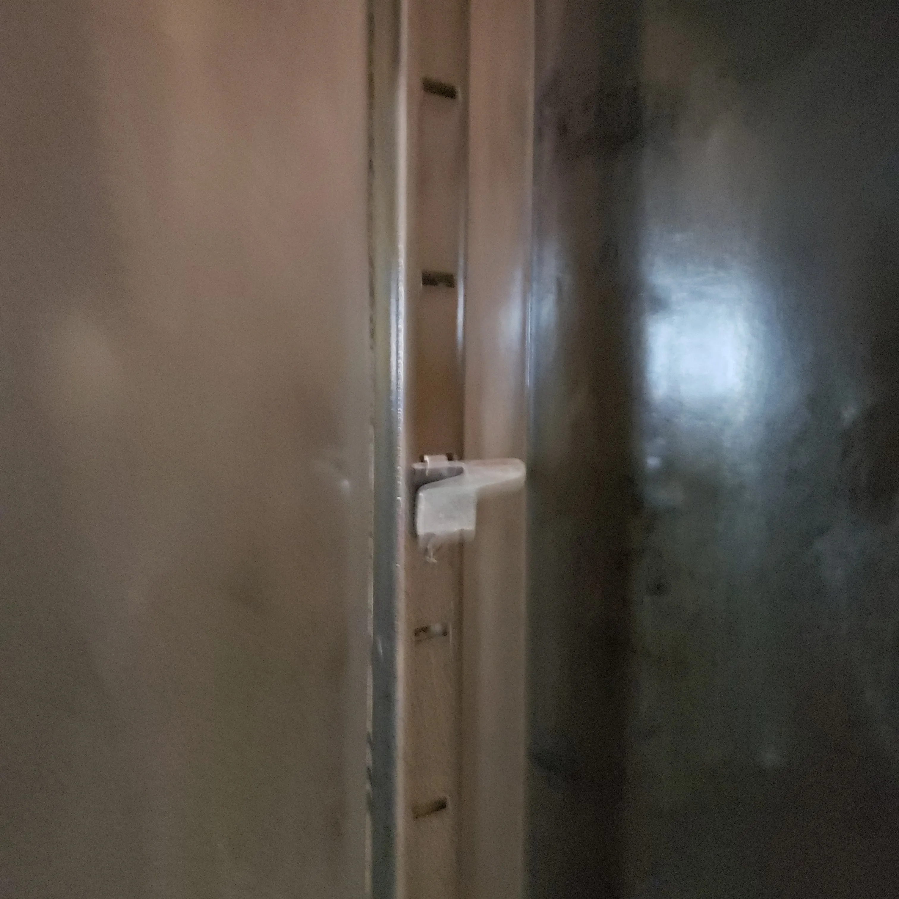 Stripped Metal Hospital / Medical Display Cabinet