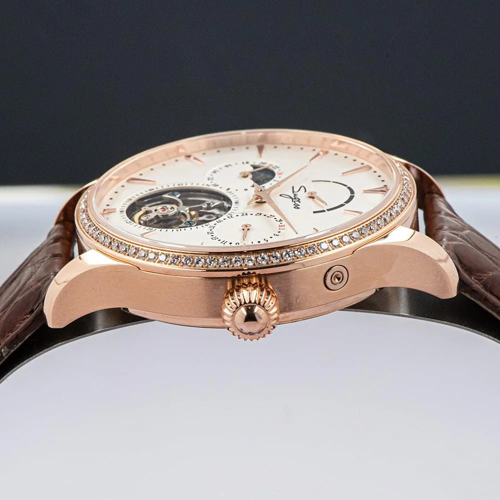 Sugess Seagull's tourbillon movement multifunctional mechanical men's watch 8007 fashion men's watch business waterproof