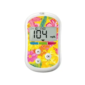 Summer Flowers for OneTouch Verio Flex Glucometer