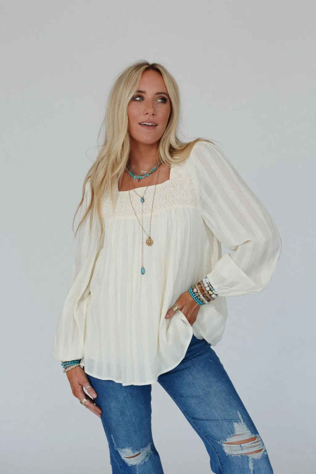 Sunny Daydream Top - Cream