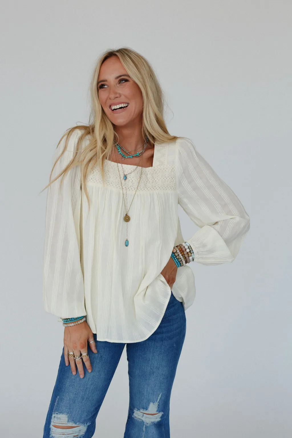 Sunny Daydream Top - Cream