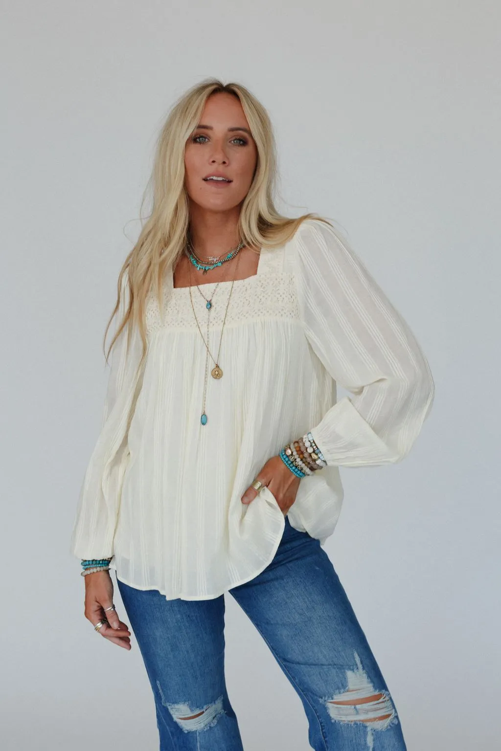 Sunny Daydream Top - Cream
