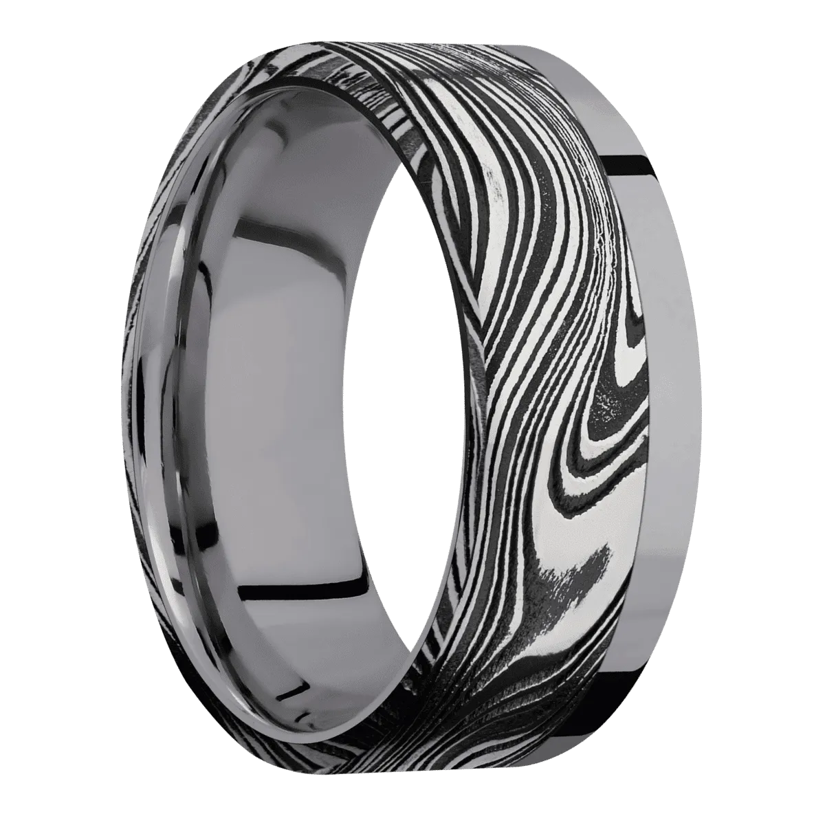 Tantalum with Polish Finish and Marble Inlay