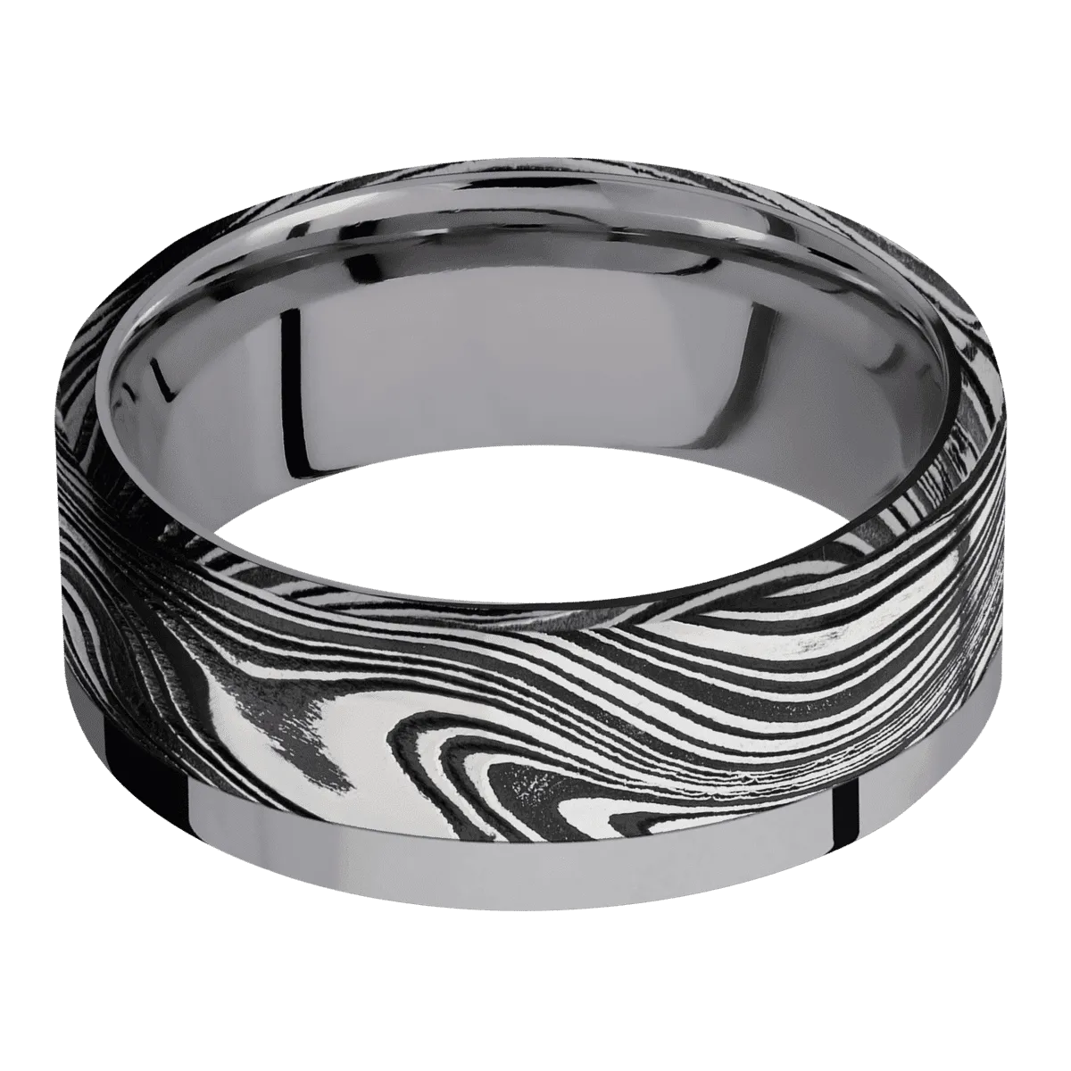 Tantalum with Polish Finish and Marble Inlay