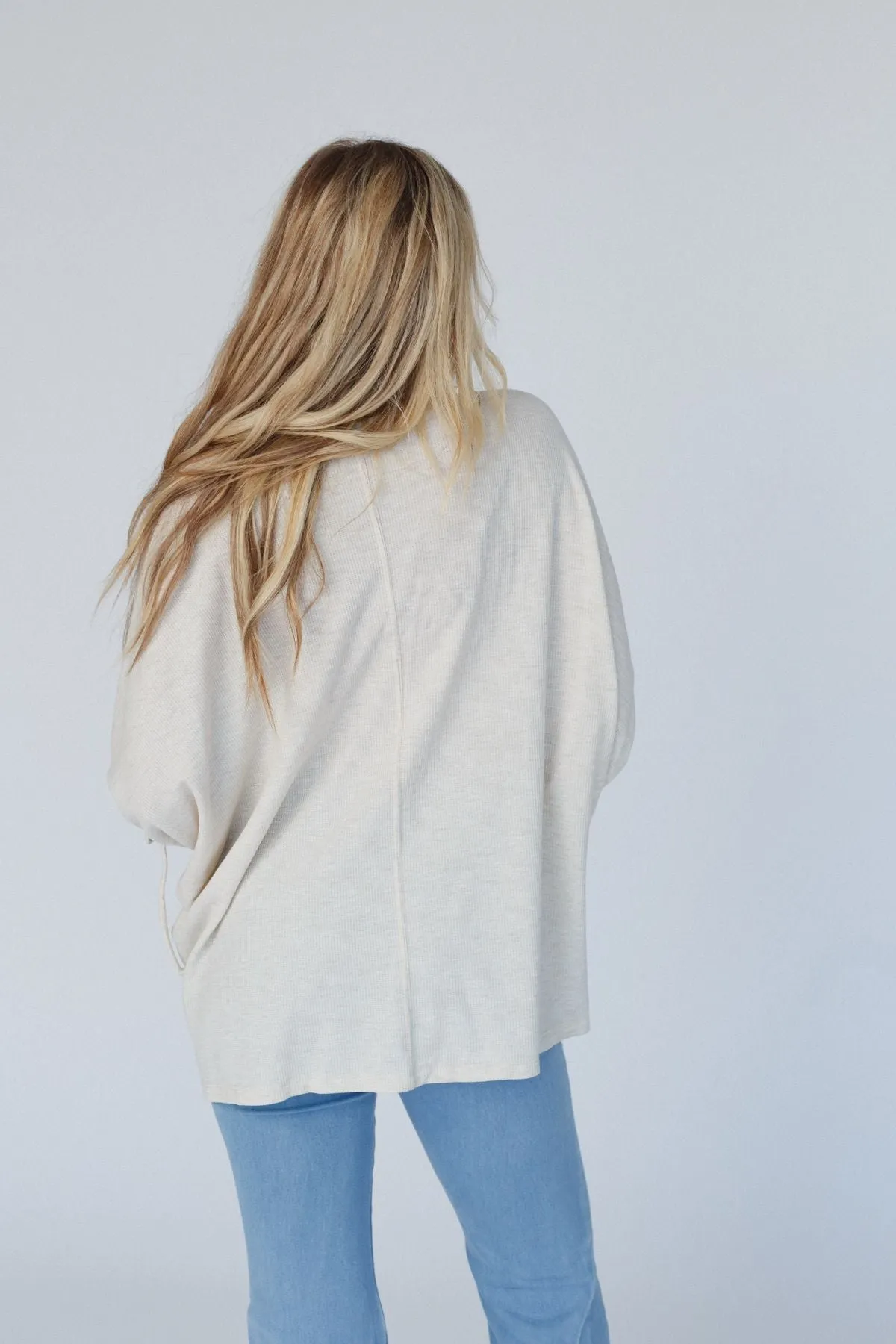 The Nest Little Lark Puff Sleeve Tee - Oatmeal