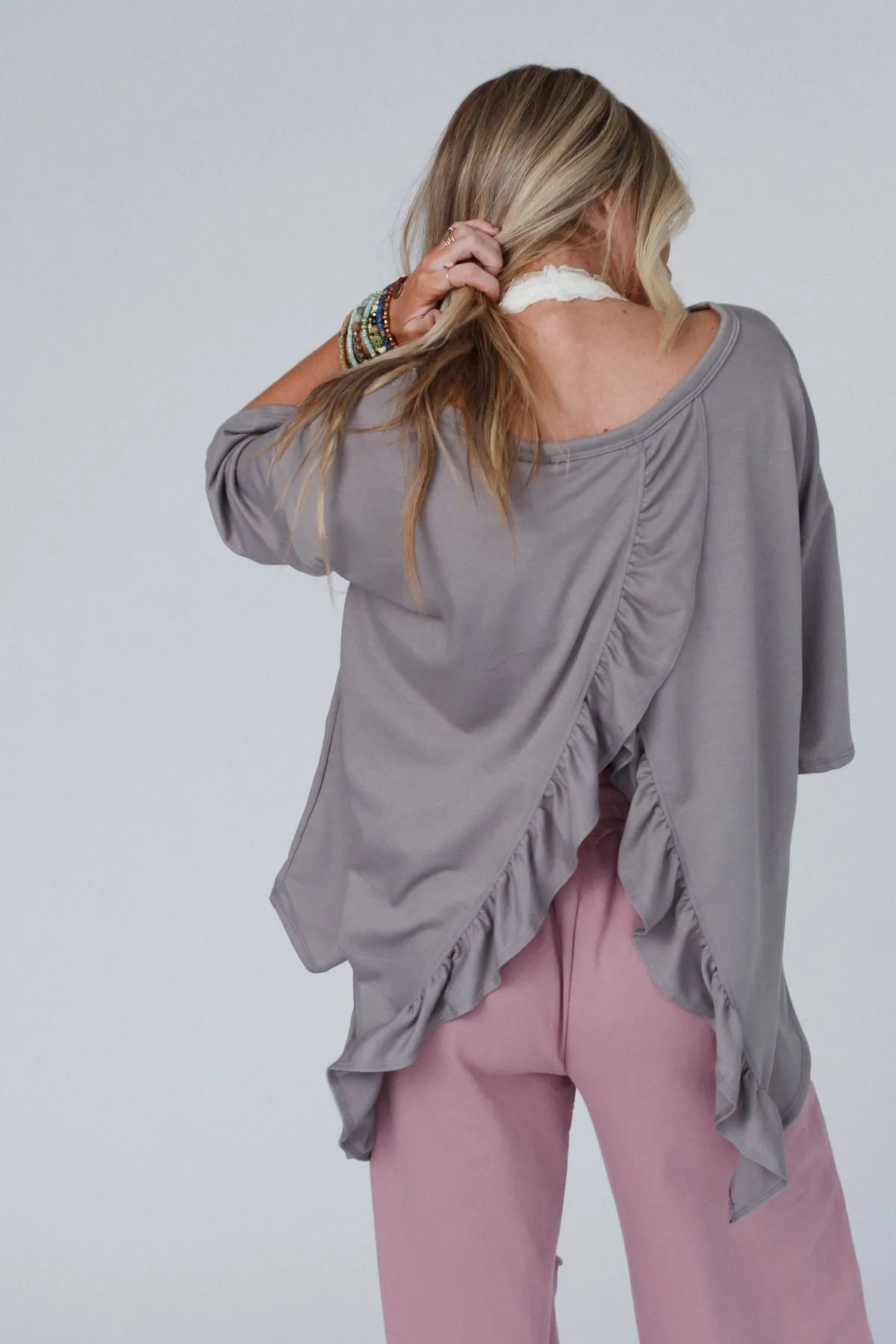 The Nest Must Have High Low Tee - Coco