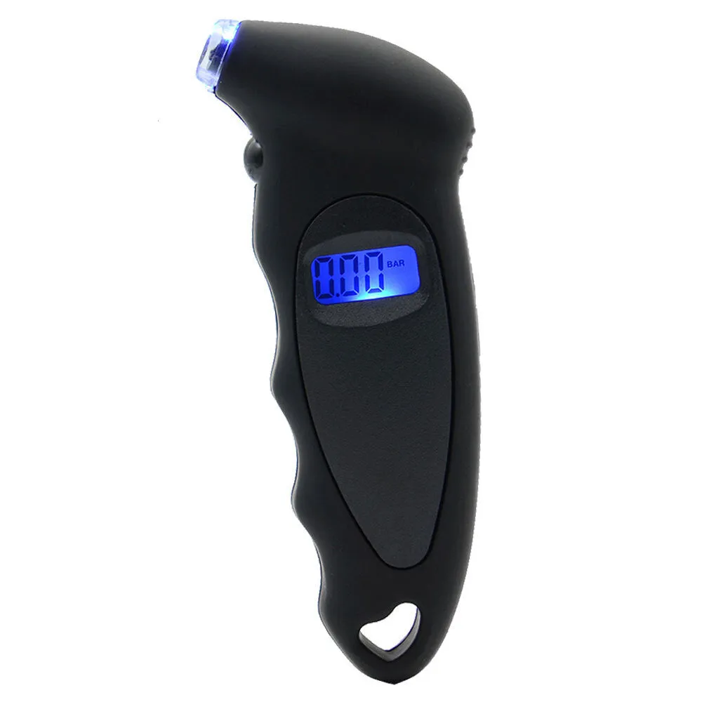 Tire Pressure Gauge 0-150 PSI High Precision Digital Background