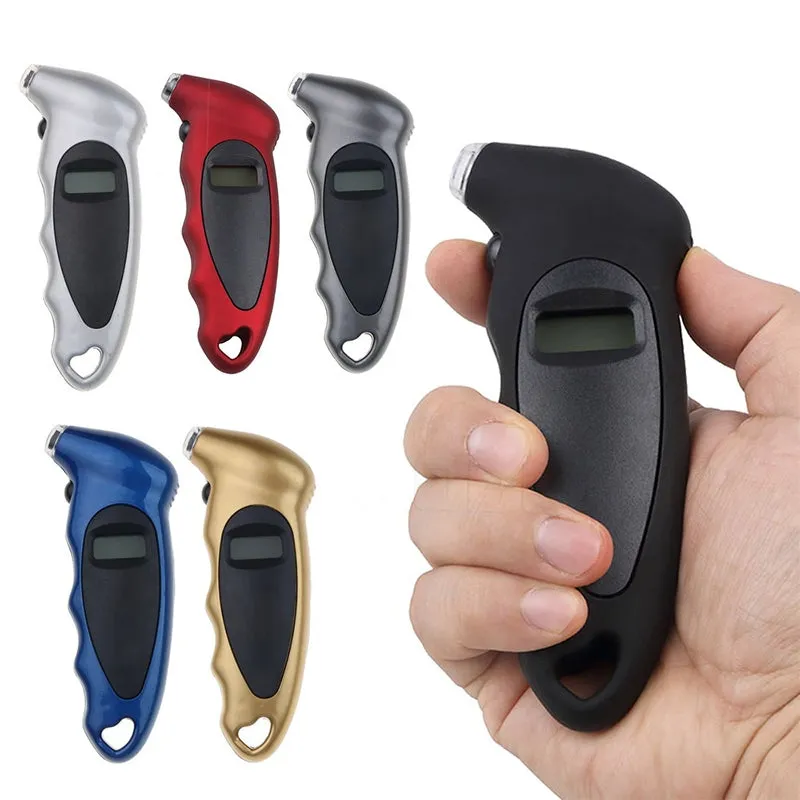 Tire Pressure Gauge 0-150 PSI High Precision Digital Background