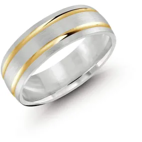 Two-Tone Wedding Band