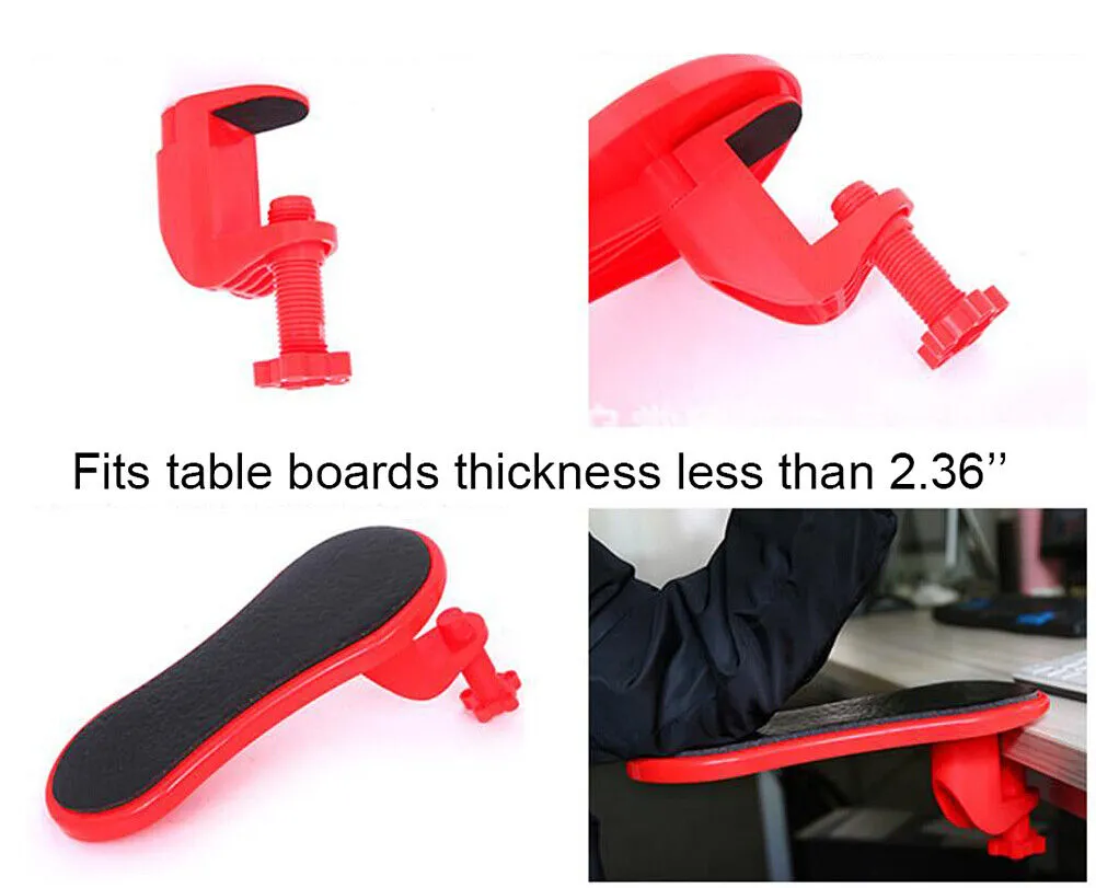 US Attachable Armrest Pad Desk Computer Table Arm Support Mouse Pads Arm Wrist