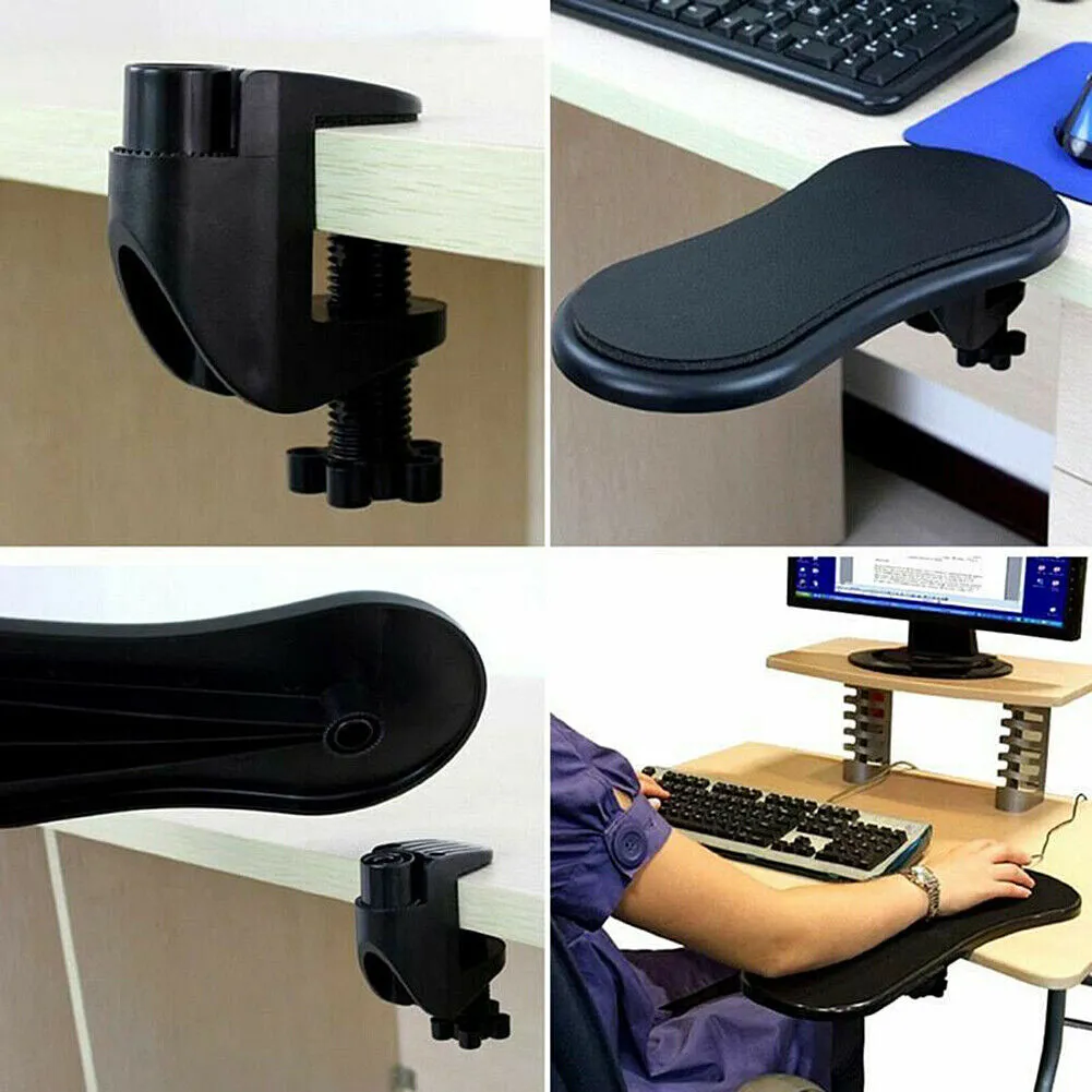 US Attachable Armrest Pad Desk Computer Table Arm Support Mouse Pads Arm Wrist